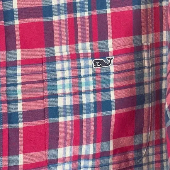 Vineyard Vines Men's Small Long Sleeve Button Down Slim Fit Tucker Shirt Plaid S - Picture 3 of 7
